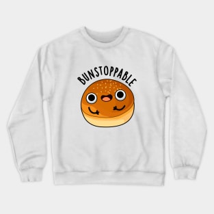 Bunstoppable Cute Bun Pun Crewneck Sweatshirt